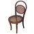 Victorian Vienna Secession Bent Oak & Cane Bistro Children's Chair Attributed to Thonet No.015 For Sale - Image 3 of 8