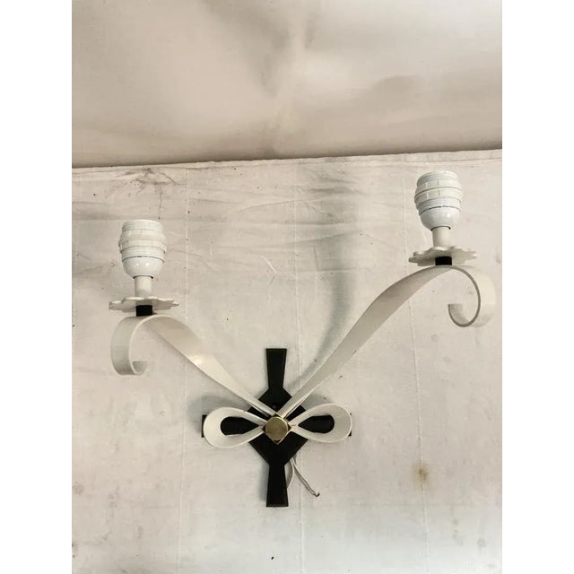 Wall Lights by René Drouet, 1940s, Set of 2 For Sale - Image 10 of 12