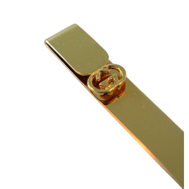 Gucci Gucci Gold-Plated Letter Opener With Green Leather Case in Original Box For Sale - Image 4 of 5