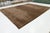 12x16 Apadana's Modern Gabbeh Hand-Loom Wool Area Rug in Chestnut Brown For Sale - Image 4 of 10