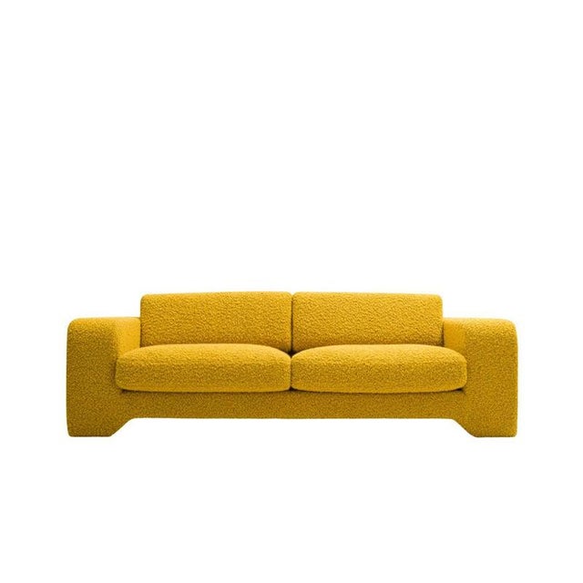 Giovanna 230 sofa in solid beech, feathers and hr foam by popus editions. Dimensions: w 230 x d 105 x h 72 cm. Materials:...