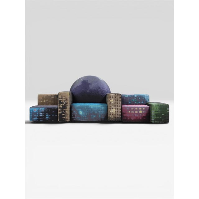 Black Limited Edition Nocturne in New York Sofa by Gaetano Pesce for Cassina, 2024 For Sale - Image 8 of 8