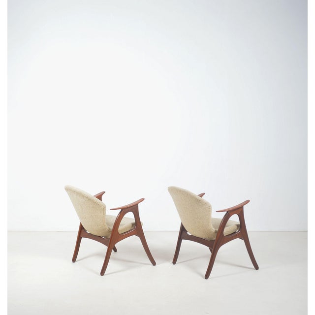 Set of Danish Armchairs by Aage Christiansen for Erhardsen & Andersen, 1960s For Sale - Image 4 of 10