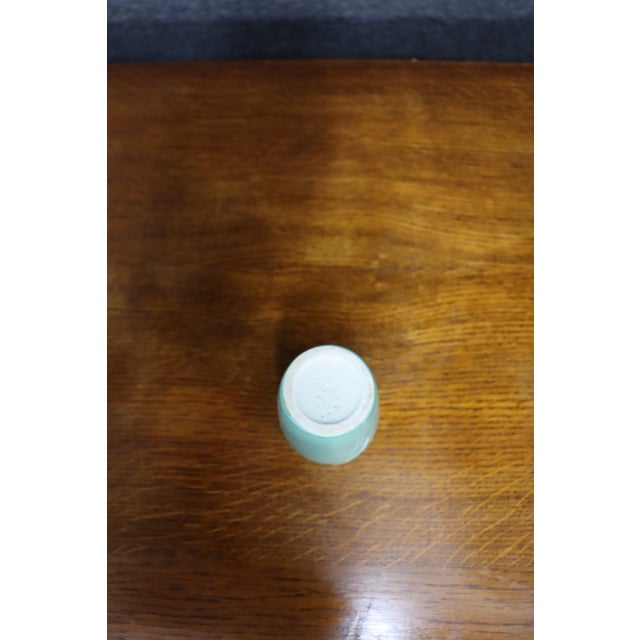 Celadon Rookwood Pottery 1937 Matte Green Vase, Form 4114 For Sale - Image 8 of 9