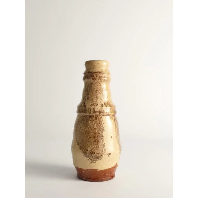 Scandinavian Modern Beige Gourd-Shaped Vase, Sweden, 1960s For Sale - Image 3 of 8