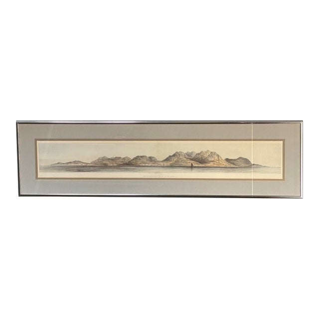 Monserrat n.e. 3 Miles Town of Plymouth Hand-Colored Engraving 1855 From Captain W. S. Andrews’ Book “Andrews' Illustrations of the West Indies” For Sale