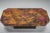 Rare German coffee table featuring a hand-engraved and acid-etched copper top with abstract design. Signed by the artist...