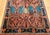Terra Cotta Vintage Persian Mahal Sultanabad Rug, Hand-Knotted Wool, Geometric Pattern, 4x6, Terracotta & Blue For Sale - Image 8 of 13