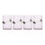 Pink Tumber with Rope & Flowers, Set of 4 For Sale