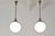 Sphere Lights in Frosted Glass, Germany, 1928, Set of 2 For Sale - Image 3 of 11