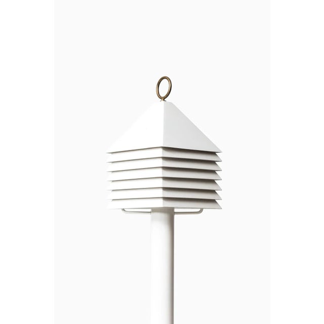 - Rare table / floor lamp designed by Hans-Agne Jakobsson - Produced by Hans-Agne Jakobsson AB in Markaryd, Sweden - White...
