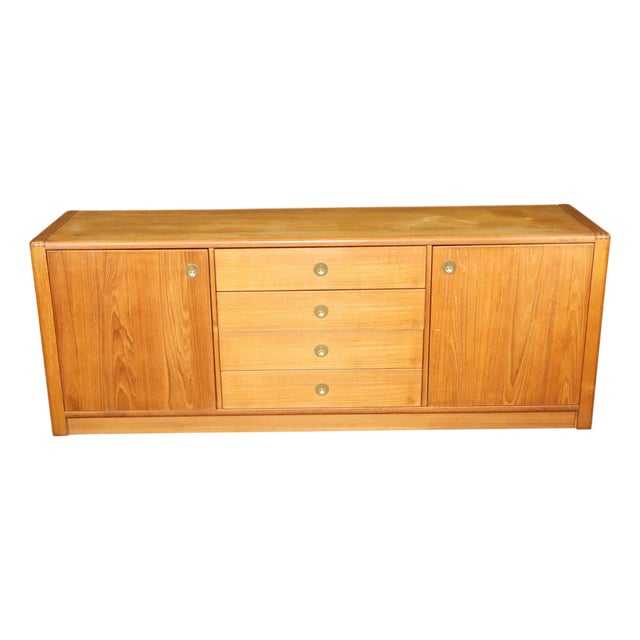 Mid 20th Century Mid-Century Vintage D-Scan “Captain” Credenza For Sale