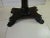 1960s Vintage Dark Tone Wood Two Tier Accent End Side Table Claw Legs For Sale - Image 5 of 9