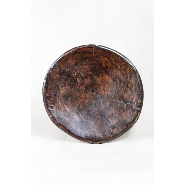 Hehe Iringa Stool in Wood For Sale - Image 4 of 5