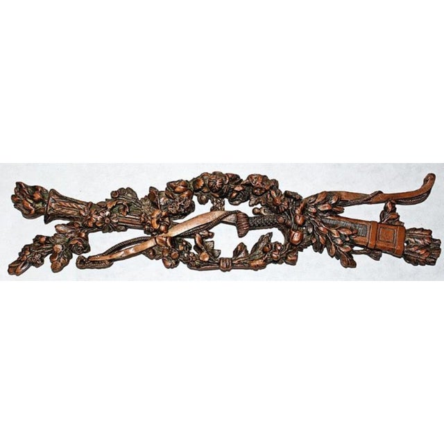 A 19th-century, French, solid bronze, doré furniture with mounts that embellish the cabinets, furniture, or walls. Mounts...