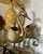 Add some vintage charm to your tabletop with these graceful brass swan planters. These beautiful pieces are in good...