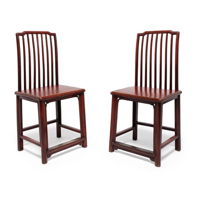Pair of Spindleback Side Chairs, C. 1850 For Sale - Image 10 of 10