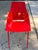 Modern Red Lacquered Desk and Chair For Sale - Image 9 of 14