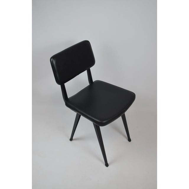 Striking European industrial chair dating from the late 1950s, featuring a remarkably light and architectural...
