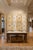 Khaki 1980s Four-Panel Hand-Painted Wooden Room Divider Screen For Sale - Image 8 of 10
