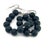 Traditional 1990s David Yurman Authentic Estate Matte Onyx Beads Bracelet 6.6 - 8.5" Silver 8 mm For Sale - Image 3 of 11