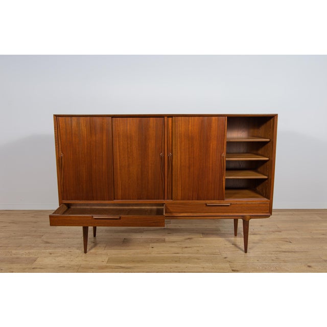 Mid-Century Model 13 Sideboard in Teak by G. Omann for Omann Jun, Denmark, 1960s For Sale - Image 12 of 18