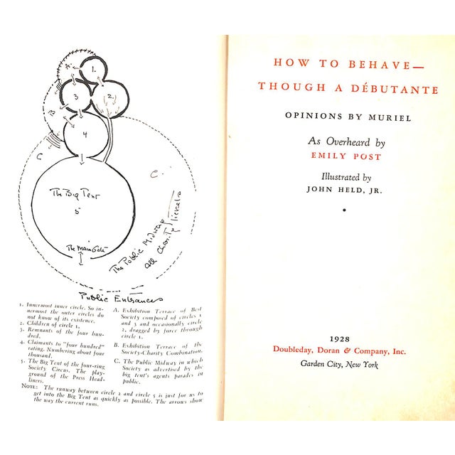 Traditional "How to Behave Though a Debutante" 1928 Post, Emily For Sale - Image 3 of 12