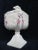 Late 20th Century Westmoreland Milk Glass Beaded Edge Square Grape Pedestal Candy Bowl For Sale - Image 5 of 11