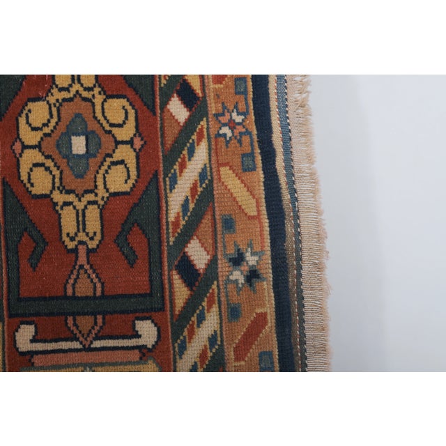 Textile Caucasian Shirvan Perepedil Rug 6'1'' X 7'9'' For Sale - Image 7 of 12