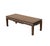 1970s Oriental Dark Brown Natural Wood Drawers Rectangular Low Coffee Table For Sale - Image 5 of 12