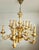 Vintage Florentine Chandelier with Gold Leaf, 1930s For Sale - Image 12 of 18