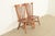 American Stickley Style American Colonial Solid Oak Spindle Back Windsor Side Chairs or Dining Chairs, Pair For Sale - Image 3 of 13
