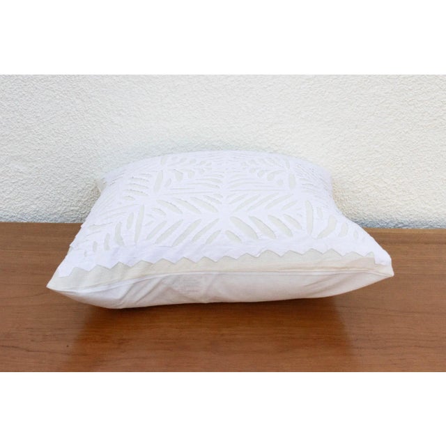 Debja Applique Pillow Cover For Sale - Image 4 of 5