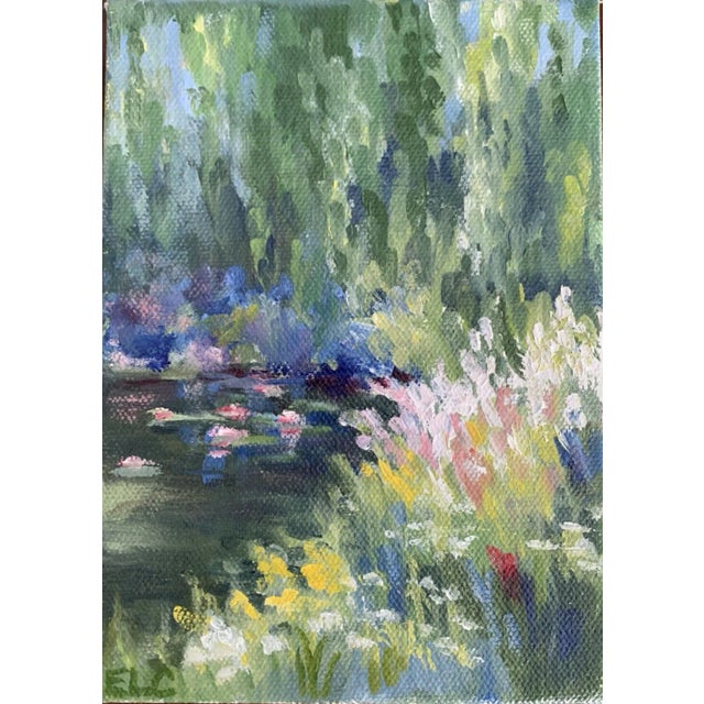 A signed post-impressionist masterwork on a smaller relatable scale. An oil painting that feels as if it has all the...