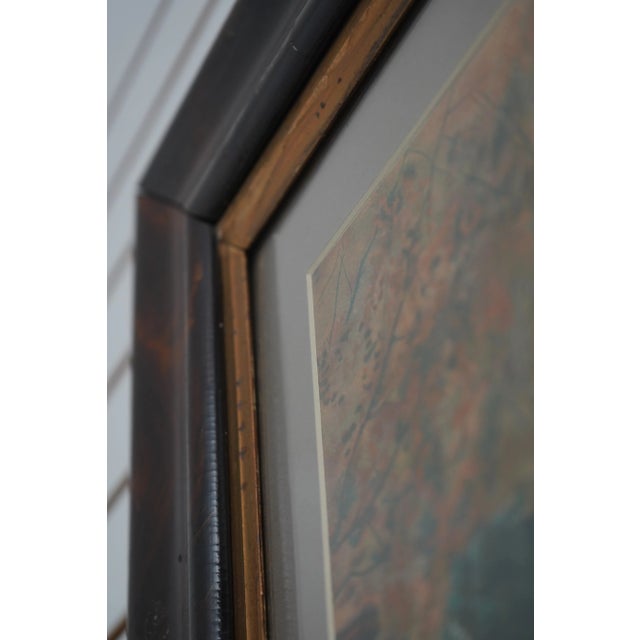 Vintage Hunt Scene Framed Art For Sale - Image 4 of 12