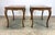 Rococo Early 20th Century Italian Walnut / Olive Burl Wood Side Tables For Sale - Image 3 of 12