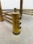 Black Hungarian Postmodern Brass and Smoked Glass Rolling Hi-Fi Media Stand, 1970s For Sale - Image 8 of 13