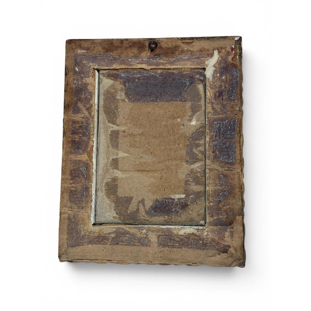 Small Antique Gilt and Carved Wooden Frame, 1890s For Sale - Image 6 of 7
