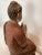 Late 19th Century Antique Solid Wood Carved Buddha Statue Sculpture For Sale - Image 5 of 12