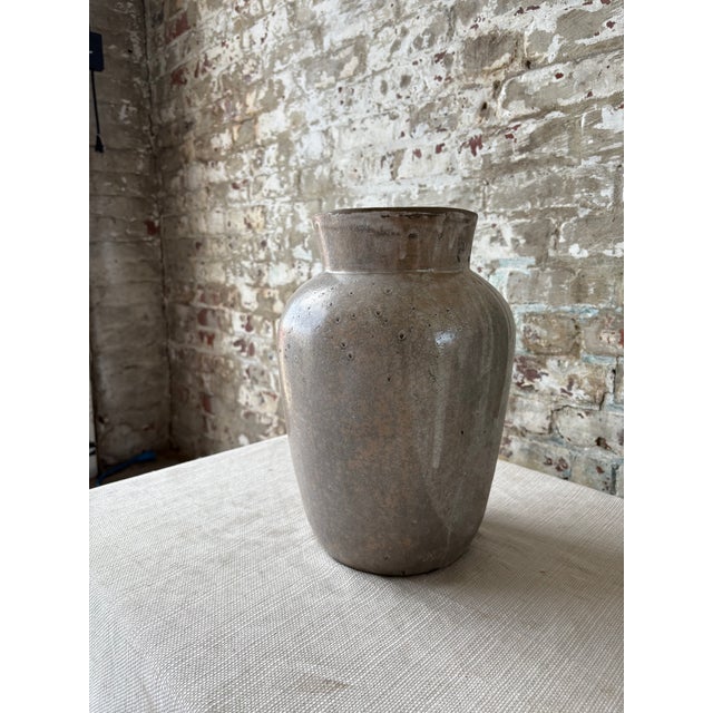 Contemporary Oaxaca Tibon Glaze Vase / Handcrafted Artisan Ceramic Vessel For Sale - Image 3 of 9