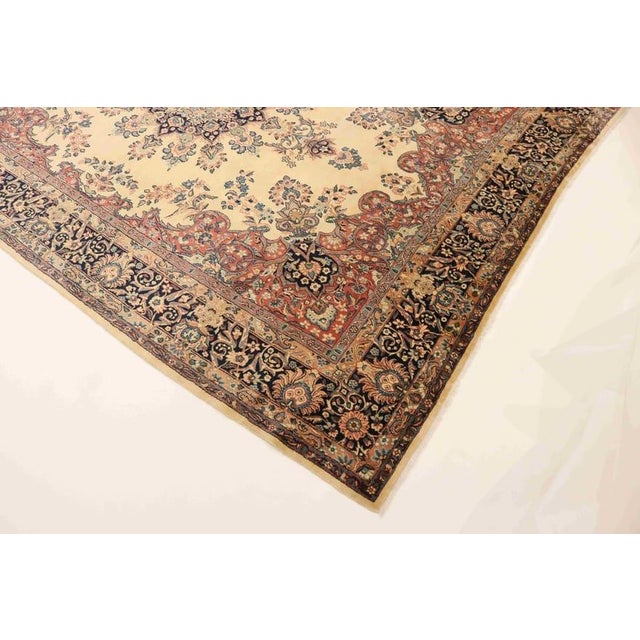 Middle Eastern Kerman Ravan Rug For Sale - Image 3 of 6