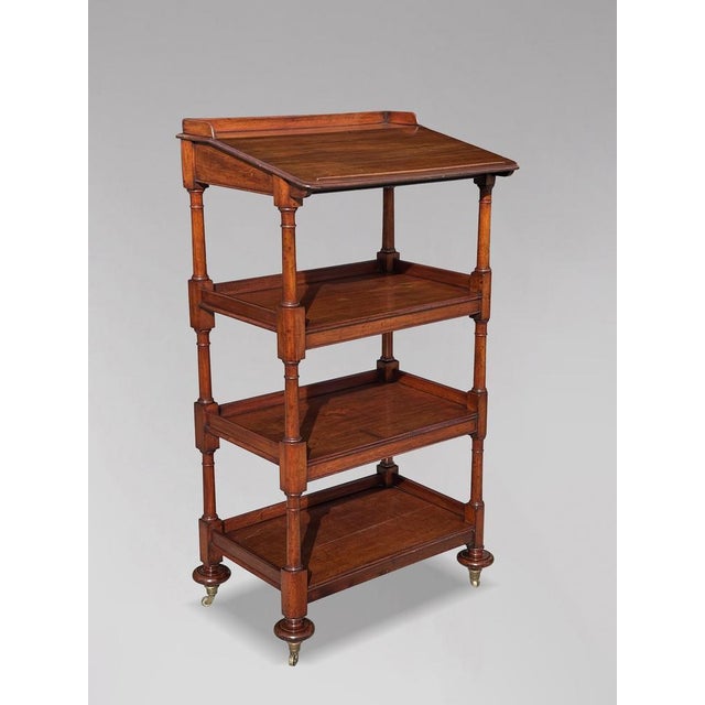 Antique George IV Mahogany Whatnot, 1820 For Sale - Image 6 of 10