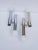 Metal Mid-Century Modern Chrome Sconces by Gaetano Sciolari - a Pair For Sale - Image 7 of 10