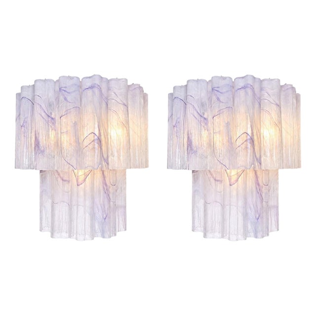 Vintage Italian Murano Sconces, 1990s, Set of 2 For Sale