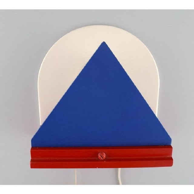 Vintage Wall Lamps by Ettore Sottsass for Ikea, 1980s, Set of 2 For Sale - Image 3 of 11