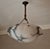 Antique Veined Alabaster Pendant Light, 1920 For Sale - Image 4 of 12