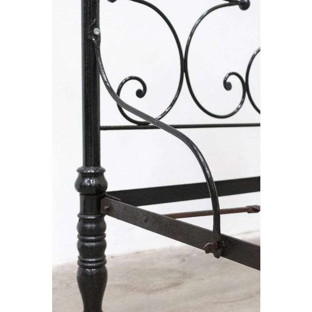 Mid 19th Century Wrought Iron Bed, France For Sale - Image 13 of 15