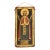 Mid 20th Century Beautiful Christian Icon of Saint Barbara, Hand Painted Wood, 13.25"x6.5" For Sale