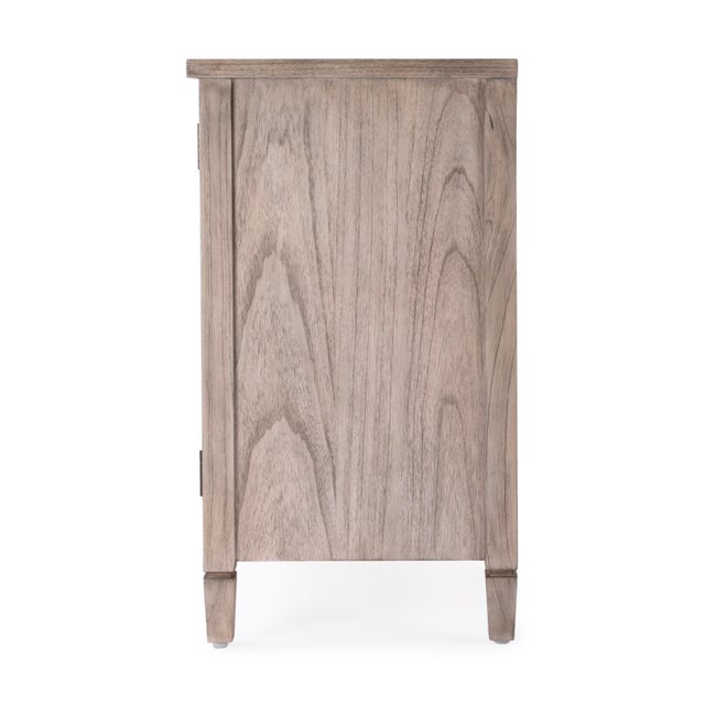Flagstaff 30 in. W Rectangular Wood 2 Door Cane Accent Storage Cabinet, Desert Sand For Sale In Chicago - Image 6 of 9