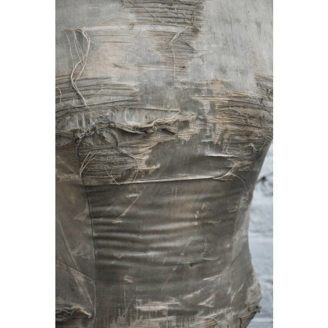 Brown Late 19th Century French Fabric Bust For Sale - Image 8 of 9